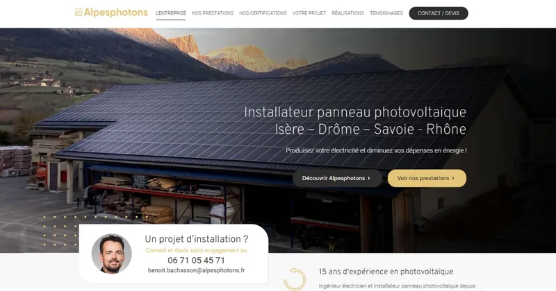 ALPESPHOTONS — installateur de panneaux solaires