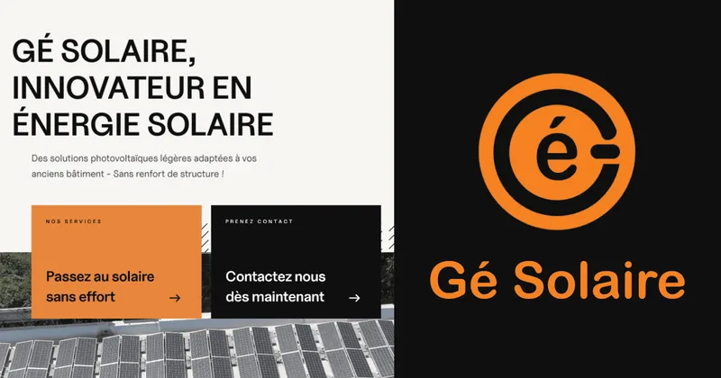 Gé Solaire — installateur de panneaux solaires