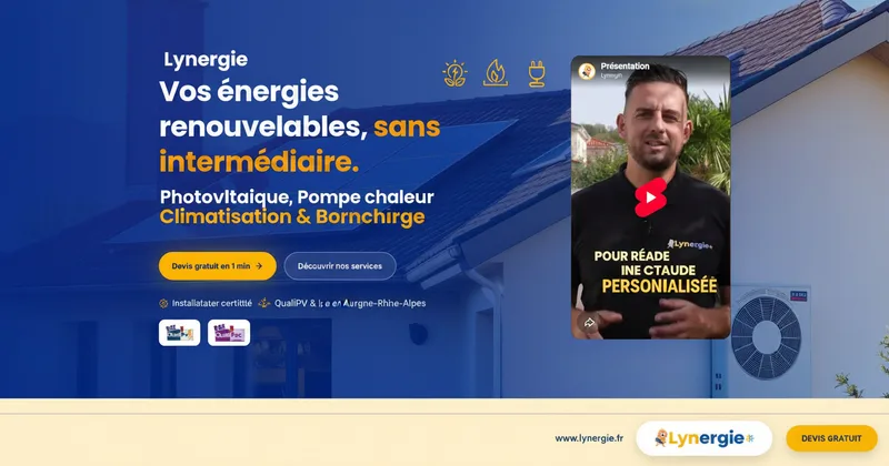 Lynergie - Installateur Solaire ☀️ et Pompe à chaleur 🌡️ (Auvergne-Rhône-Alpes) — installateur de panneaux solaires
