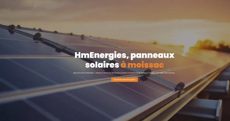 HM Énergies — installateur de panneaux solaires