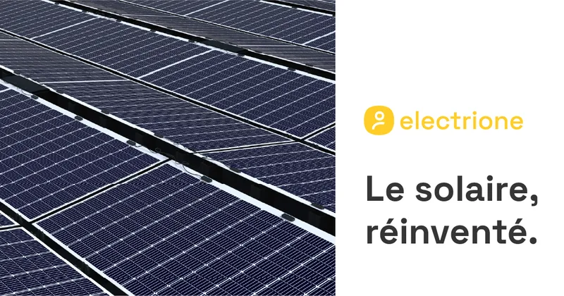 Electrione — installateur de panneaux solaires